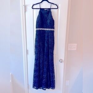 Trixxi Brand Formal Prom Social Dress Navy Blue size 9